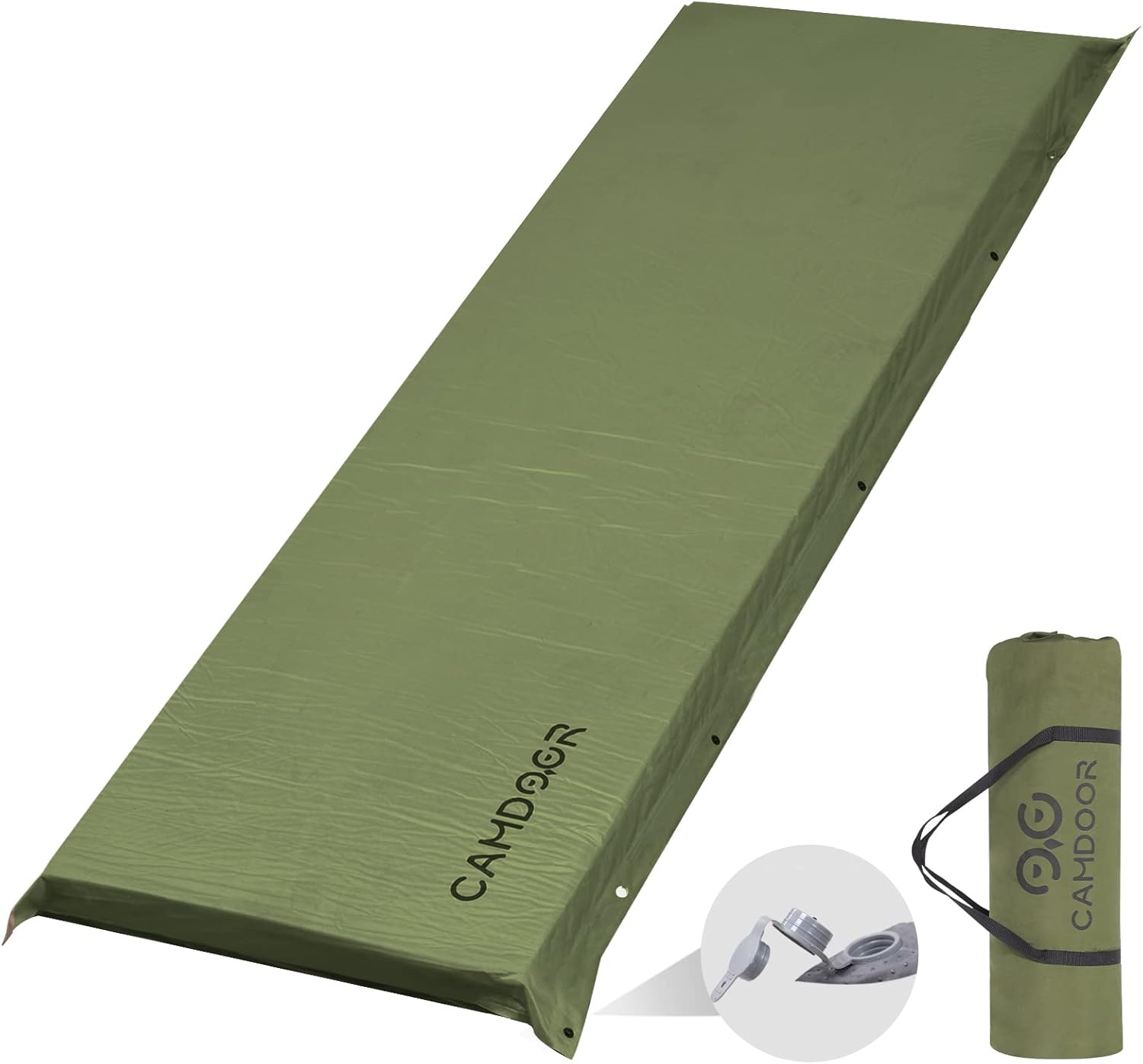 CAMDOOR キャンプ マット エアーマット 厚手 10CM